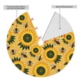 thumbnail image 2 of Sikiie Bees and Sunflowers 30-48 inches {designName} Print Christmas Tree Skirt Snowman Xmas Tree Skirt with Edge Christmas Decorations for Holiday Party36", 2 of 7