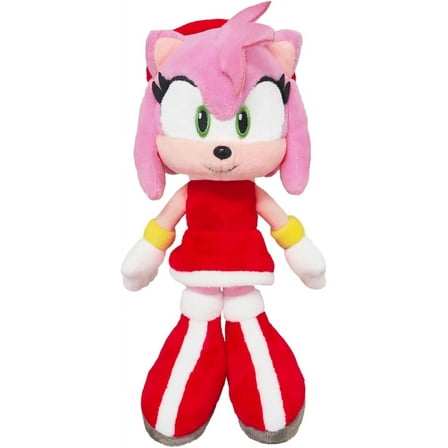 Sanei Boeki STH04 Sonic The Hedgehog All Star Collection Amy (S) W 5.1 x D 3.9 x H 8.7 inches (13 x 10 x 22 cm) Plush Toy