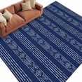 thumbnail image 2 of Vintage Bohemian Washable Living Room Rugs 5'x8', Farmhouse Tribe Art Low Pile Throw Large Area Rug Non-Slip Sturdy Edge Binding Carpet for Living Room Kitchen Office, 2 of 9