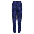 thumbnail image 4 of Women's Sweatpants, Purple Flower Snowflake Baggy Sweatpants Joggers for Women, Fall Outfits for Women 2024 Lounge Yoga Athletic Workout Pants with Pockets, 4 of 7