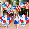 thumbnail image 3 of PMU 25 inch Patriotic American flag Balloon, 4th of July Balloons, Independence Day Decorations, Patriotic Decorations,USA Mylar Balloons, Red White Blue Pkg/5, 3 of 6