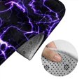 thumbnail image 5 of Yiaed Galaxy Lightning Print Bathroom Mat Set 2 Pieces Mat Anti-Skid Pad Ultra Soft and Absorbent Bathroom Bath Mat Contour Bath Rugs for Toilet Base, 5 of 6