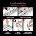 thumbnail image 6 of VEVOR Work Platform, 4 Gear Adjustable Height, Folding Alloy Steel Step Ladder, Portable Scaffolding Platform, 880 lb Load Capacity,Non-Slip Rubber Feet, Drywall Painting Stool,Cleaning & Washing, 6 of 9