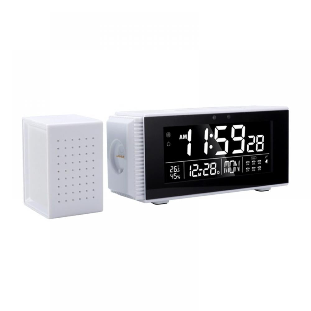LED Digital Alarm Clock Battery Operated Only Small for Bedroom/Wall 02 