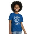 thumbnail image 4 of Camping Its In Tents Funny Outdoors Crewneck T Shirts Boy Girl Teen Brisco Brands L, 4 of 6
