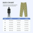 thumbnail image 4 of Kdxio Taco Pattern Men's Pajama Pants, Elastic Waist with Drawstring and Pockets, Comfortable Loungewear-Medium, 4 of 6