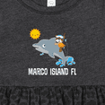 thumbnail image 4 of Inktastic Marco Island Florida Vacation Girls Baby Dress, 4 of 5