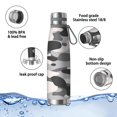 thumbnail image 4 of Camouflage 29oz Stainless Steel Insulated Thermos with Tea Filter, 360° Printed Travel Bottle, Leakproof BPA-Free Flask with Anti-Slip Base, 304 Inner & 201 Outer, Vacuum Cup, 4 of 6