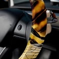 thumbnail image 5 of Bee 14.5 Inch Printing PVC Leather Steering Wheel Cover Car Wheel Covers Auto Accessories, 5 of 6