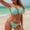 Green, variant on Naittoop Women Two Pieces Swimsuit with Low Waist Brief Spaghettis Straps Bathing Suit Triangle Swimming Costume