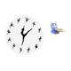 thumbnail image 5 of Reloj de pared con diseño de gato y bailarina de ballet, estatua de resina, reloj decorativo moderno para cocina, oficina, hogar, mesa de comedor, arm, 5 of 8