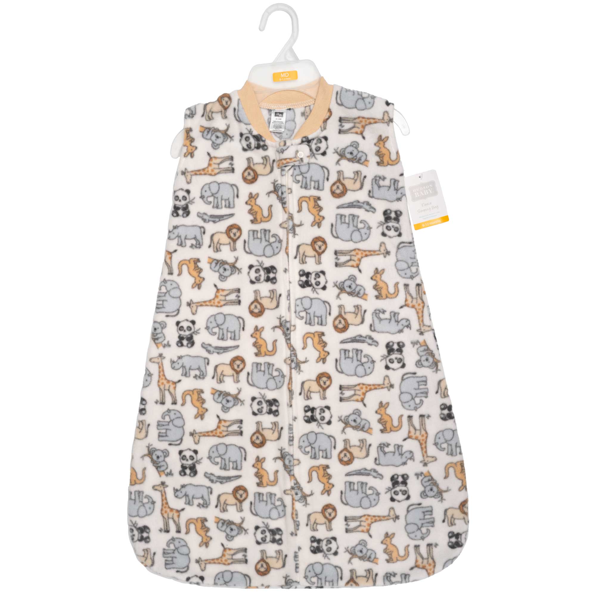 Hudson Baby Fleece Sleeping Bag, Sack, Blanket, Kangaroo Neutral, 18-24 Months