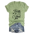 thumbnail image 2 of Faith Hope Love Graphic Tees for Women 2026 Summer Short Sleeve V Neck Positive Inspirational Tshirt, 2 of 3