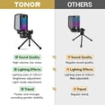 thumbnail image 3 of Micrófono USB TONOR Gaming Mic TC310 para PC con modos RGB, 3 of 9