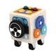 thumbnail image 3 of Juguete de autobús con actividades sensoriales, juguetes de tablero con cubo de actividades con luces LED, habilidades motoras para niños pequeños, 3 of 9