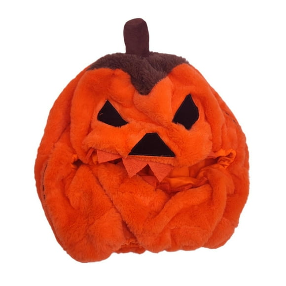 WLOELOEW Halloween Motorcycle Helmet Cover Pumpkin Design Decorative Cover Polyester And Spandex Material Not Include Helmet