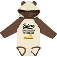 thumbnail image 3 of Inktastic Construction Worker Boys Future Boys Long Sleeve Baby Bodysuit, 3 of 5