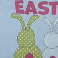 thumbnail image 5 of 20" x 20" Simply Daisy Hoppy Easter Indoor/Outdoor Pillow, Lighter than Air Blue Qty 1, 5 of 6