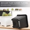 thumbnail image 5 of WHAMVOX 30Pcs Simple Design Plastic Deep Nursery Pots for Balcony and Patio 2.55X2.55X2.55In, 5 of 8