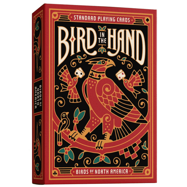 Bird in the Hand Playing Cards, 54 Pieces Bird Playing Cards,Featuring Stunning Custom Bird Artwork, Unique Collectible Poker Card Game,Gift for Bird Lovers