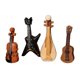 thumbnail image 3 of 4x guitarra violín bajo Pipa casa de muñecas instrumentos musicales 1/6 1/12 pequeñas artesanías conjunto de instrumentos para casa de muñecas, 3 of 9
