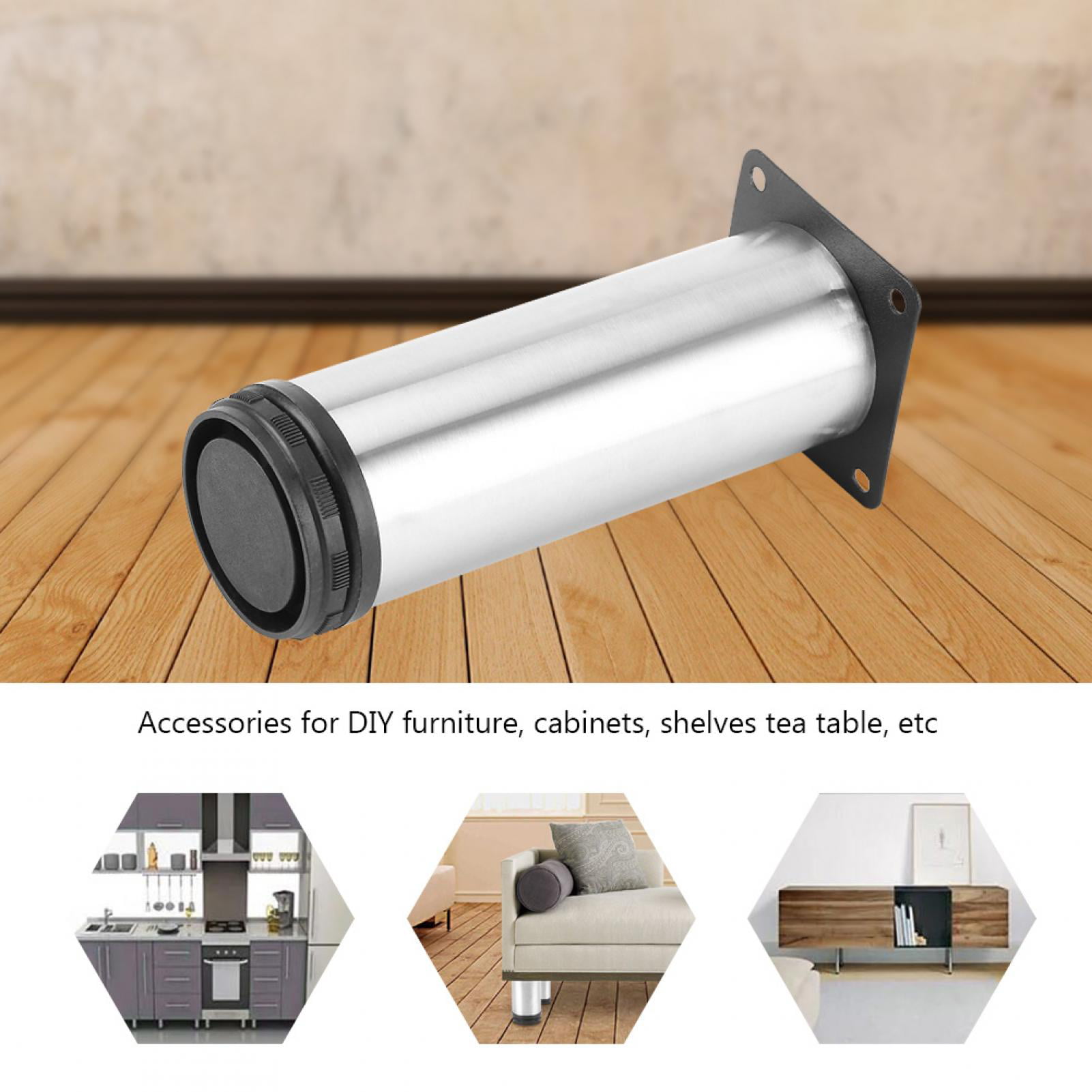 Details about   Adjustable Stainless Steel Support Furniture Legs Kitchen Cabinets Round Feet MP 