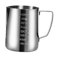 thumbnail image 1 of Jarra para espumar leche, vaso espumador leche, accesorios para máquina espresso, jarra para cafetería, latte, hogar, café. 1000 ml, 1 of 8