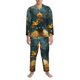 thumbnail image 3 of Fotbe Whimsical Starry Night Scene Pijama de Hombre con Estampado de Manga Larga, Conjunto de 2 Piezas, Ropa de Dormir Suave y Cómoda con Bolsillos-Small, 3 of 7
