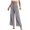 Grey, variant on Women'S Pants Ladies Casual Pants Watermelon Red Pants Lounge Pants Wide Leg Elastic Waist Pants for Women with Pockets Womens Capris for Summer