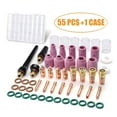 thumbnail image 3 of Graflsoa 55-Piece TIG Welding Torch Accessory Kit for WP-17/18/26, High-Temperature Resistant Glass Cups & Nozzles, Complete Welding Solution, 3 of 5