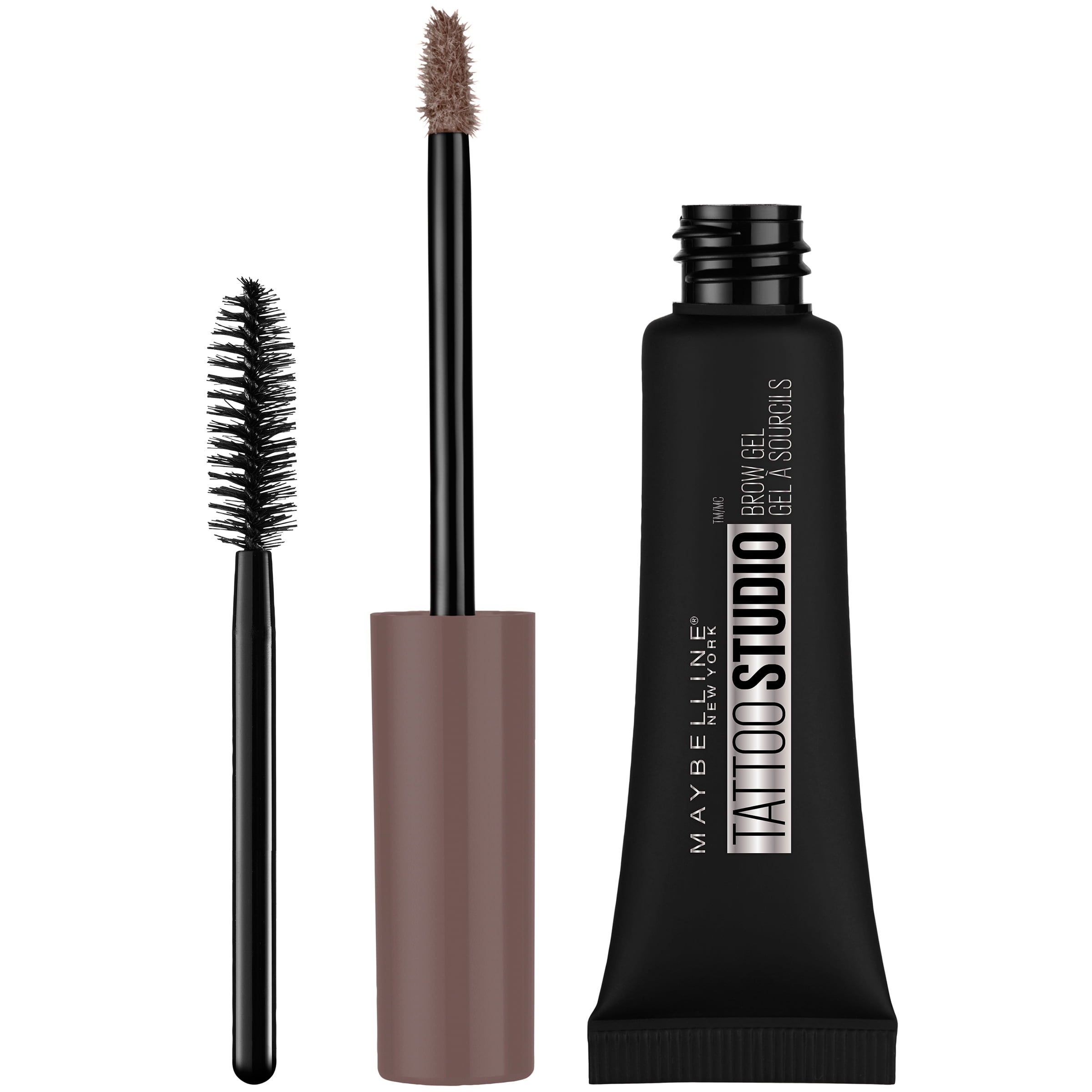 Maybelline Tattoo Studio Waterproof Eyebrow Gel Makeup, Medium Brown