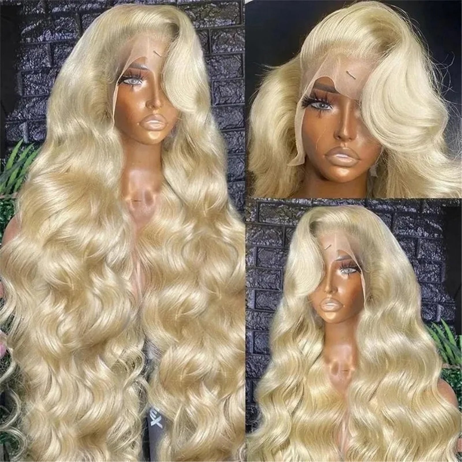 13X6 Blonde Body Wave Human Hair Wigs Hd Lace Front Wigs 250 Density for Women Pre Plucked