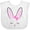 AA-White, variant on Inktastic Easter Bunny Girl Face Boys or Girls Baby Bib