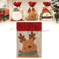 thumbnail image 2 of XKHAZA Large Christmas Burlap Gift Bags, Reusable Farmhouse Snowflake Christmas Bag for Treat Goodie Wrapping Xmas Party Favors Supplies, 2 of 9
