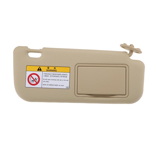 Parasol del lado derecho Unique Bargains para Toyota Corolla 2014-2018, sombra de protección frontal del lado derecho, reemplaza No.7431002K91, ensamblaje de parasol del automóvil beige