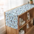 thumbnail image 6 of Table Runners 90 Inches Long Dress Scarves, Blue Hummingbird Farmhouse Coffee/Dining/Kitchen Table Runner for Living Room, Spring Watercolor Flowers Leaf Plant 13x90 Inch, 6 of 9