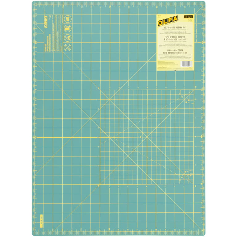 18x24 Cutting Mat Set with 18 Straight Edge - Rotary Craft Mat- You  Choose