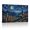 A, variant on XaaKee Celestial Fox Watch 0052 Mystic Observer Galaxy Sky Mountain Range Art Prints Canvas Wall Art Inner Framed 18*12Inch