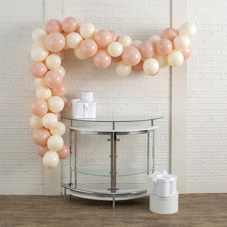 Fun Express Tuftex Cameo & Lace Balloon Garland Kit 25 Ft - 202 Pc