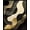 Gold, Pattern 4, variant on Flatwoven High Traffic Area Rug, Abstract Waves Rug Indoor Contemporary Floor Decor, Non Slip, Stain Resistant, Washable Area Rugs for Living Room, Bedroom(Gold, 4X6)