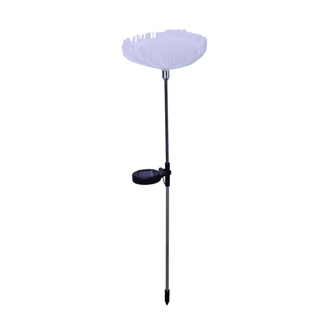 CAROOTU Solar LED Fiber Optic Jellyfish Lawn Lamp Colorful Light Color Changing Festival Decoration Ground