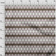 thumbnail image 2 of oneOone Cotton Flex Fabric Peacock Feather Ikat Printed Fabric 1 Yard 40 Inch Wide, 2 of 4