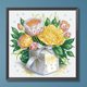 thumbnail image 1 of Cuadros Decorativos Pintura de diamante 5D DIY Kit de taladro en forma especial parcial Decoración de caja de regalo (WQ078) Wdftyju embutido en tela, 1 of 7