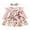 Pink, variant on Suealasg Baby Girls Outfit 3Pcs Newborn Girls Spring Fall Clothes 3 6 9 12 18 Months Infant Girls Long Sleeve Ribbed Romper Floral Print Overalls Skirt Headband Set