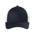 thumbnail image 1 of Top Headwear Low-Profile Snapback Trucker Cap - Rich Navy/White, 1 of 2