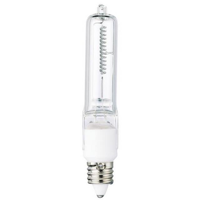 500W T4 Halogen Single-Ended Clear E11 (Mini-Can) Base, 120 Volt, Box