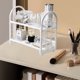 thumbnail image 5 of Organizador de Escritorio de 2 Niveles para Cocina, Baño, Oficina o Dormitorio. Ideal para Especias, Cosméticos y Artículos de Papelería. Disponible En Blanco, Rosa, Beige y Negro., 5 of 6