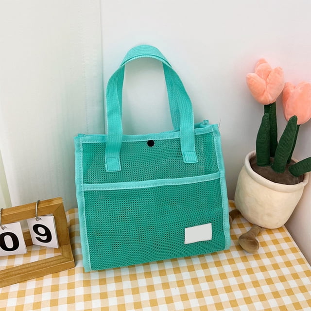Shoulder Handbag Large Capacity Outdoor Beach Bag Summer Leisure Breathable Toiletries Tote Bag