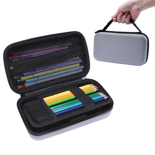 Hard Pencil Case Box for Adluts,Durable Pen Carrying Case with Zipper