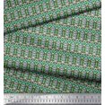 thumbnail image 2 of Soimoi Poly Georgette Fabric Geometric Ethnic Print Sewing Fabric Yard 52 Inch Wide, 2 of 3